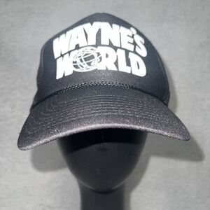 Original Vintage Wayne's World Mesh Trucker Hat Nissun Made‎ in Taiwan